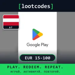 Google Play Gift Card — 15 EUR — Austria