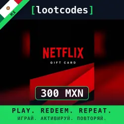 Netflix Gift Card MXN 300 — Netflix Мексика Цифровой код