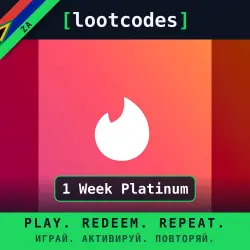 Tinder Gift Card Tinder 1 Week Platinum — Tinder South Africa Digital Code