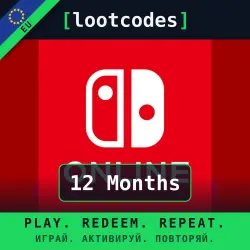 Nintendo Switch Online 12 Months — Nintendo Switch Europe Activation Code