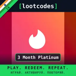 Tinder Gift Card Tinder 3 Month Platinum — Tinder Индия Цифровой код