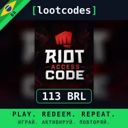Riot Cash Gift Card — BRL 113 — League of Legends / Legends of Runeterra / VALORANT — Brazil