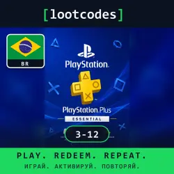 PlayStation Plus Essential — 3 Months — Brazil