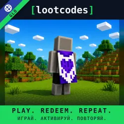 Minecraft - Purple Heart Cape — Minecraft Global DLC Code