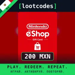 Nintendo eShop Gift Card MXN 200 — Nintendo Switch Mexico Digital Code