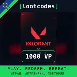 Valorant Points 1000 VP — Riot Games Europe Digital Code