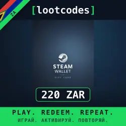 Steam Wallet Gift Card ZAR 220 — Steam South Africa Digital Code
