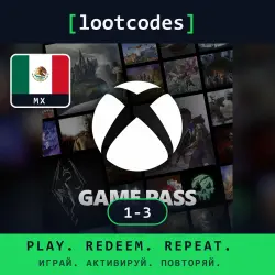 Xbox Game Pass Ultimate 1 Month 3 Months — Xbox Mexico Activation Code