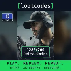 Delta Force Mobile — Top Up — 1280+200 Delta Coins — Global, лот №288331
