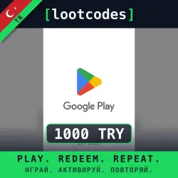Google Play Gift Card 1000 TRY — Google Play Türkiye Digital Code