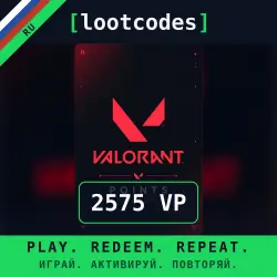 Valorant Points 2575 VP — Riot Games Россия Цифровой код