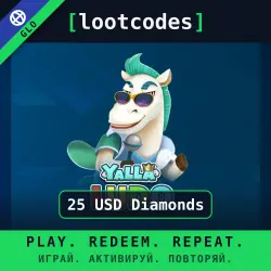 Yalla Ludo — Top Up — 25 USD Diamonds — Mobile — Global