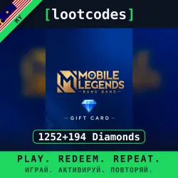 Mobile Legends: Bang Bang — 1252+194 Diamonds — Malaysia — Account Top-Up