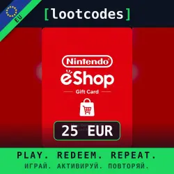Nintendo eShop Gift Card €25 EUR — Nintendo Switch Europe Digital Code