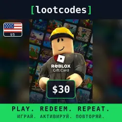 Roblox Gift Card — $30 — United States, лот №288337