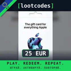 Apple Gift Card EUR 25 — Apple Германия Цифровой код