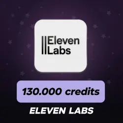 ElevenLabs Creator — 130,000 Credits | 1-Month Subscription