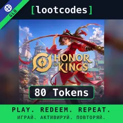 Honor of Kings — Top Up — 80 Tokens — Global