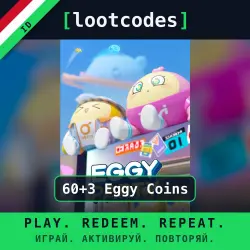 Eggy Party — Top Up 60+3 Eggy Coins — Indonesia — Account Top-Up