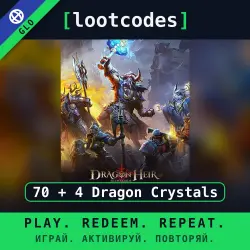 Dragonheir: Silent Gods — Top Up 70 + 4 Dragon Crystals — Глобальное пополнение аккаунта