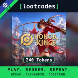 Honor of Kings — Top Up 240 Tokens — Глобальное пополнение аккаунта