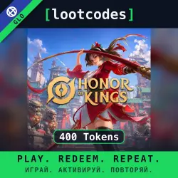 Honor of Kings — Top Up 400 Tokens — Global Account Top-Up