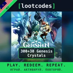 Genshin Impact — Top Up 300+30 Genesis Crystals — Malaysia — Account Top-Up