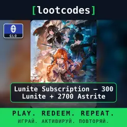 Wuthering Waves — Top Up — Lunite Subscription — 300 Lunite…, лот №288343