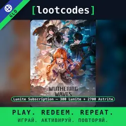 Wuthering Waves — Top Up Lunite Subscription — 300 Lunite + 2700… — Глобальное пополнение аккаунта