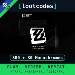 Zenless Zone Zero — Top Up 300 + 30 Monochromes — Global Account Top-Up