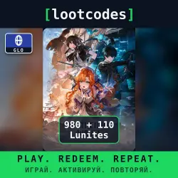 Wuthering Waves — Top Up — 980 + 110 Lunites — Global, лот №288346