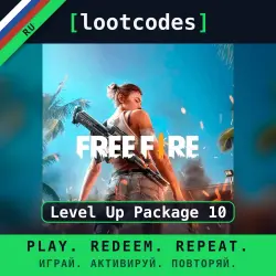 Garena Free Fire — Diamonds Level Up Package 10 — СНГ — Пополнение аккаунта