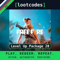 Garena Free Fire — Diamonds Level Up Package 20 — СНГ — Пополнение аккаунта