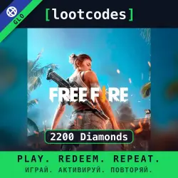 Garena Free Fire — 2200 Diamonds — Global Account Top-Up