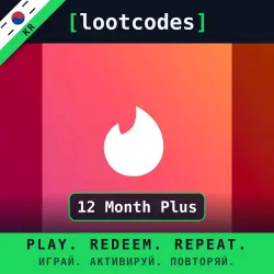 Tinder Gift Card — 12 Month Plus — South Korea