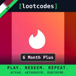 Tinder Gift Card — 6 Month Plus — Qatar