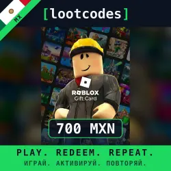 Roblox Gift Card MXN 700 — Roblox Мексика Цифровой код