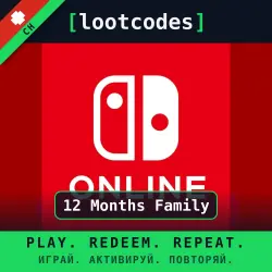 Nintendo Switch Online 12 Months Family — Nintendo Switch Switzerland Activation Code