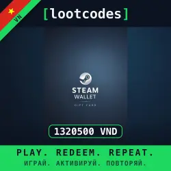 Steam Wallet Gift Card VND 1320500 — Steam Вьетнам Цифровой код