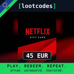 Netflix Gift Card — EUR 45 — Europe