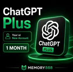 ChatGPT Plus | Subscription | 1 Month | Existing or New Account