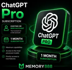 ChatGPT Pro | Subscription | 1 Month | Existing or New Account