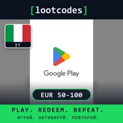 Google Play Gift Card — 50 EUR — Italy