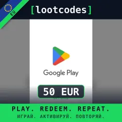 Google Play Gift Card 50 EUR — Google Play Belgium Digital Code