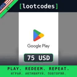 Google Play Gift Card 75 USD — Google Play United States Digital Code