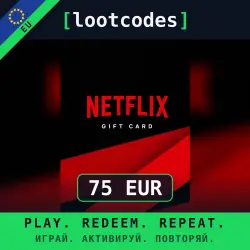 Netflix Gift Card — EUR 75 — Europe
