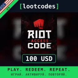 Riot Cash Gift Card — $100 USD — League of Legends / Legends of Runeterra / VALORANT — United States