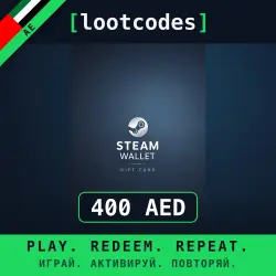 Steam Wallet Gift Card AED 400 — Steam United Arab Emirates Digital Code