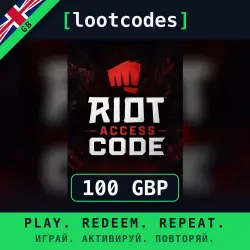 Riot Cash Gift Card — GBP 100 — League of Legends / Legends of Runeterra / VALORANT — United Kingdom