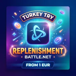 ⭐ МОЖНО БЕЗ ВХОДА] (Турция - TRY) ПОПОЛНЕНИЕ Battle .net 1 EUR | Korob04ka
